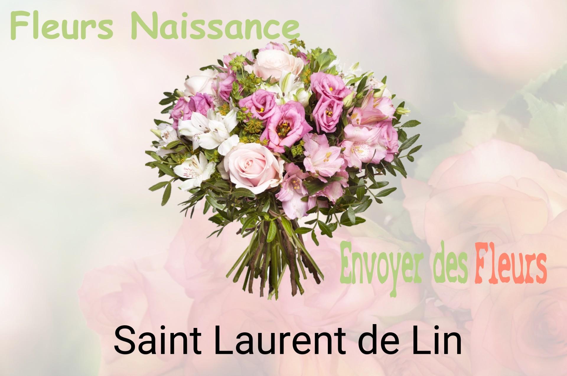 Bouquet de fleurs de naissance livré à Saint-Laurent-de-Lin